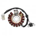 STATOR ALLUMAGE MAXISCOOTER ADAPTABLE YAMAHA 125 MAJESTY 1998-2009 - MBK 125 SKYLINER 1998-2009 (16 POLES) -P2R-