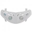 DOUBLE OPTIQUE REPLAY RR8 POUR PEUGEOT 50 SPEEDFIGHT-II BLANC AVEC LEDS BLANCHES **