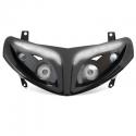 DOUBLE OPTIQUE REPLAY RR8 POUR PEUGEOT 50 SPEEDFIGHT-II NOIR AVEC LEDS BLANCHES **