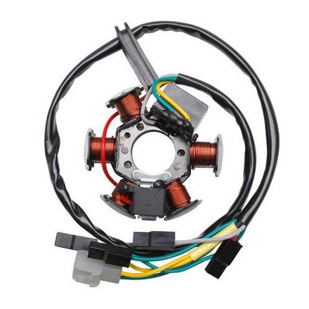 15021 STATOR ALLUMAGE 50 A BOITE ADAPTABLE DERBI 50 SENDA, GPR-GILERA 50 SMT, RCR (60W AVEC CAPTEUR) (SANS PLATINE) -P2R- xxx I