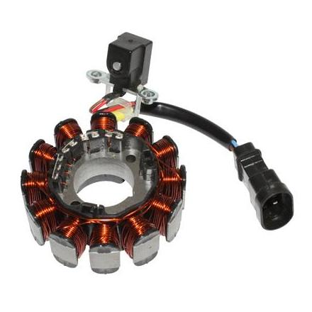 15154 STATOR ALLUMAGE SCOOT ADAPTABLE PIAGGIO 50 NRG PURE JET-APRILIA 50 SR PURE JET-GILERA 50 RUNNER PURE JET (MOTEUR PIAGGIO I