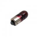 AMPOULE-LAMPE 12V 4W NORME T4W CULOT BA9S TEMOIN ROUGE (FEU DE POSITION) (BOITE DE 10) -P2R-