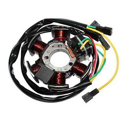 17468 STATOR ALLUMAGE 50 A BOITE ADAPTABLE MINARELLI 50 AM6-DERBI 50 SENDA, GPR (6 POLES) (SANS PLATINE) xxx Info 