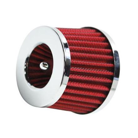 607 FILTRE A AIR REPLAY REACTEUR CHROME GRILLE ROUGE FIXATION DROITE DIAM 35-28 xxx Info REPLAY 