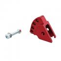 REHAUSSE AMORTISSEUR SCOOT REPLAY POUR MBK 50 BOOSTER 1999-2003-YAMAHA 50 BWS 1999-2003 ROUGE (4 POSITIONS)