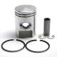 1042 PISTON SCOOT ADAPTABLE PIAGGIO 50 ZIP 2T, TYPHOON, NRG, LIBERTY 2T-GILERA 50 STALKER, RUNNER-APRILIA 50 SR AIR 2012> -P2R 