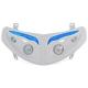 14994 DOUBLE OPTIQUE REPLAY RR8 POUR PEUGEOT 50 SPEEDFIGHT-II BLANC AVEC LEDS BLEU ** xxx Info REPLAY 