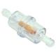 933 FILTRE A ESSENCE CYLINDRIQUE PLASTIQUE TRANSPARENT DIAM 6 mm (VENDU A L'UNITE) xxx Info P2R (Motorisé) 