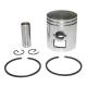 32551 PISTON CYCLO ADAPTABLE PEUGEOT 103 AIR (6 TRANSFERTS) -P2R- xxx Info P2R (Motorisé) 