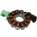 STATOR ALLUMAGE SCOOT ADAPTABLE PIAGGIO 50 VESPA LX 4T 4 SOUPAPES, FLY 4T 4 SOUPAPES - APRILIA 50 SCARABEO 4T 4 SOUPAPES (12 PO