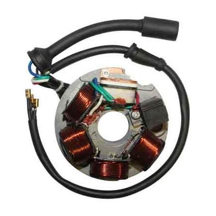 28401 STATOR ALLUMAGE MAXISCOOTER ADAPTABLE PIAGGIO 125 PK, 50 VESPA PK SANS BATTERIE (5 POLES) (R.O. 199495) -P2R- xxx Info P2