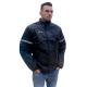 30081 VESTE DE PLUIE ADX ECO NOIR S (DOUBLURE + BANDE REFLECHISSANTE + COL VELOURS + GOUTTIERE + SOUFFLET DORSALE POUR EVITER