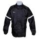 30081 VESTE DE PLUIE ADX ECO NOIR S (DOUBLURE + BANDE REFLECHISSANTE + COL VELOURS + GOUTTIERE + SOUFFLET DORSALE POUR EVITER