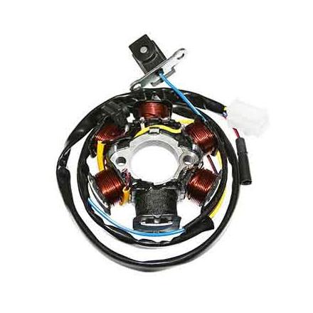 138723 STATOR ALLUMAGE SCOOT ADAPTABLE PEUGEOT 50 LUDIX 2004>, KISBEE, DJANGO, SPEEDFIGHT 3, VIVACITY 3 (5 POLES) -P2R- xxx Inf