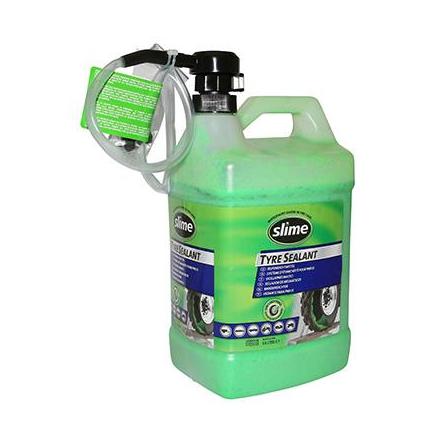 137929 LIQUIDE ANTI-CREVAISON PREVENTIF SLIME POUR PNEU TUBELESS 3,8L AVEC POMPE DOSEUSE (1 GALLON) xxx Info SLIME (Motorisé) 