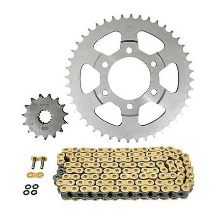  KIT CHAINE ADAPTABLE SUZUKI 1200 GSX FS INAZUMA 1998>2000 530 15x44 (DIAM COURONNE 76-100-10.5) (DEMULTIPLICATION ORIGINE) 