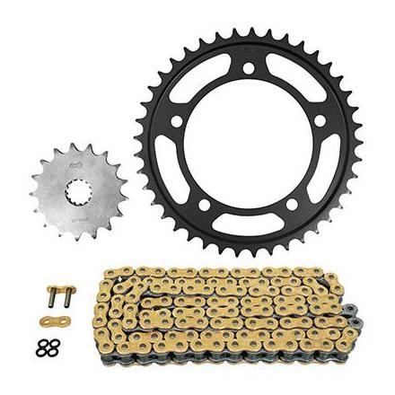 160526 KIT CHAINE ADAPTABLE SUZUKI 1000 DL V-STROM 2002>2011 525 17x41 (DIAM COURONNE 120-140-10.25) (DEMULTIPLICATION ORIGI