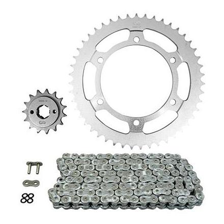 160469 KIT CHAINE ADAPTABLE HONDA 600 XL V TRANSALP 1987>1988 525 15x47 (DIAM COURONNE 130-150-10.5) (DEMULTIPLICATION ORIGI