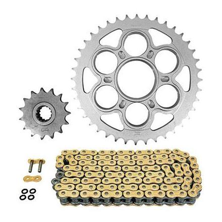 160426 KIT CHAINE ADAPTABLE DUCATI 1200 MULTISTRADA 2010>2017, MULTISTRADA S 2010>2017, MULTI STRADA ABS 2010>2017 530 15x40 