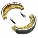 MACHOIRE DE FREIN NEWFREN POUR YAMAHA 125 DT LC 1982-1987 AV-AR, 125 DT LC TENERE 1988- AR (DIAM TAMBOUR 130mm - DIAM CHAUSSURE