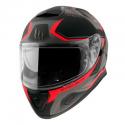 CASQUE INTEGRAL MT THUNDER 3 SV TURBINE ROUGE MAT L (DOUBLE ECRANS PINLOCK READY)