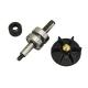 66919 KIT AXE POMPE A EAU ORIGINE PIAGGIO 50 NRG 1998> ZIP SP 2006>-GILERA 50 RUNNER 1997>, DNA 1998>-APRILIA 50 SR H2O 1998> -