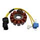 67847 STATOR KOKUSAN ORIGINE PIAGGIO 125 MP3 2007>, X8 2004>, X EVO 2007>, BEVERLY 2005>, VESPA GTS-GILERA 125 NEXUS 2007>, RUNN