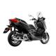 163149 POT MAXISCOOTER LEOVINCE SBK NERO POUR YAMAHA 125 XMAX 2017-2019, 125 IRONMAX 2017-2019 (LIGNE COMPLETE) (REF 14060K) (H