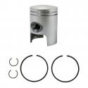 PISTON ORIGINE PIAGGIO 50 ZIP 1995-, TYPHOON 1995-, NRG 1997-, LIBERTY 2000-, FLY 2005-, VESPA LX 2005--GILERA 50 RUNNER 1997-, 