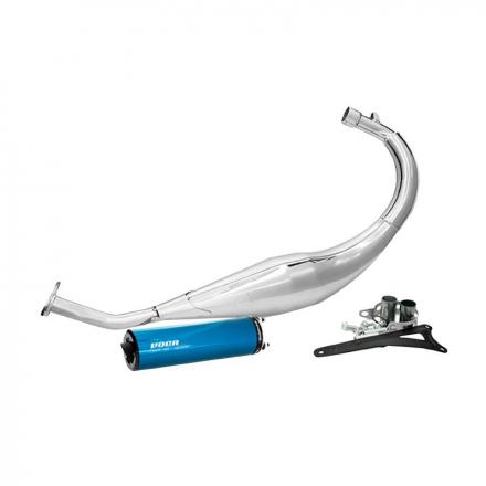 171253 POT 50 A BOITE VOCA CHROMED POUR BETA 50 RR 2012- (PASSAGE BAS - SILENCIEUX ALU BLEU) 2 Général | Fp-moto.com garage 