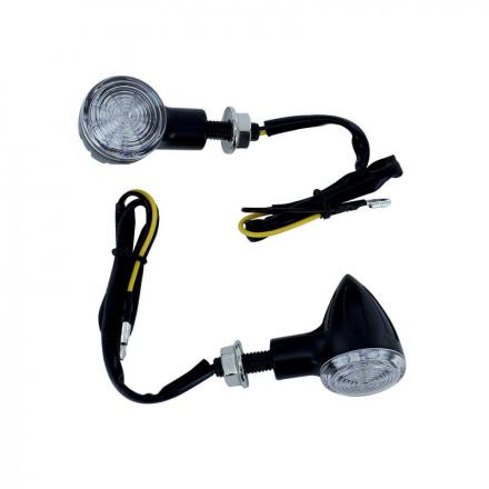 170930 CLIGNOTANT A LED MOTO AVOC CHIBA FUME-NOIR (L 40mm - H 35mm - L 40mm) (HOMOLOGUE CE) (PAIRE) 2 Général | Fp-moto.com 