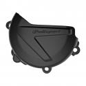 PROTECTION-COUVRE CARTER D'EMBRAYAGE YAMAHA 125 YZ 2008+2022 NOIR -POLISPORT-