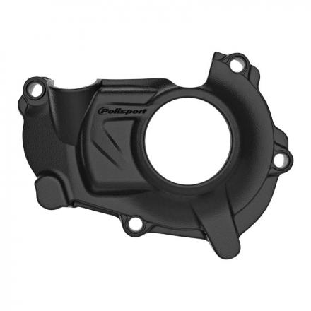 204354 PROTECTION-COUVRE CARTER D'ALLUMAGE YAMAHA 450 YZ F 2018+2022, 450 YZ FX 2019+2022 NOIR -POLISPORT- p2r catégorie | F