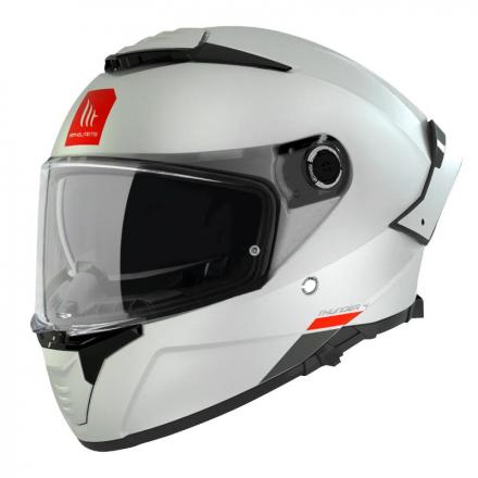 204611 CASQUE INTEGRAL MT THUNDER 4 SV UNI BLANC BRILLANT L (DOUBLE ECRANS - PINLOCK READY) (ECE 22.06) p2r catégorie | Fp-m