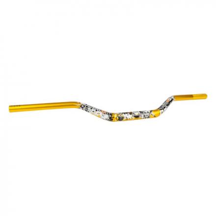 202205 GUIDON 50 A BOITE STAGE 6 CROSS ALU FATBAR DESIGN DIAM 28,6mm JAUNE p2r catégorie | Fp-moto.com garage moto albi ateli