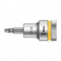 DOUILLE TORX WERA 8767 HF ZYKLOP 1-2 DIAM 25 mm LONGUEUR 60 mm (VENDU A L'UNITE) -MARQUE ALLEMANDE POUR LES ATELIERS-