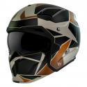 CASQUE TRIAL MT STREETFIGHTER SV P1R GRIS MAT S SIMPLE ECRAN DARK TRANSFORMABLE AVEC MENTONNIERE AMOVIBLE (LIVRE AVEC UN ECRA