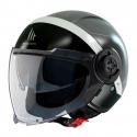 CASQUE JET MT VIALE SV 68 UNIT DOUBLE ECRANS GRIS MAT XS (ECE 22.06)