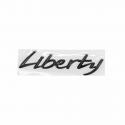 "AUTOCOLLANT-STICKER-DECOR ""LIBERTY"" NOIR ORIGINE PIAGGIO 50-125 LIBERTY IGET 2015+ -2H004052-"