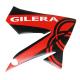 78284 AUTOCOLLANT-STICKER-DECOR AILE AVANT DROITE ORIGINE PIAGGIO 50 GILERA SMT-RCR 2013> ROUGE -2H000004- 2 Général PIAGGIO 