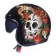 203149 CASQUE JET MT LE MANS 2 SV SKULL & ROSES A1 NOIR BRILLANT XS (ECE 22.06) 2 Général | Fp-moto.com garage moto albi 