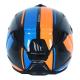 163071 CASQUE TRIAL MT STREETFIGHTER SV TWIN NOIR-BLEU-ORANGE BRILLANT S SIMPLE ECRAN DARK TRANSFORMABLE AVEC MENTONNIERE AMO