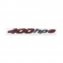 "AUTOCOLLANT-STICKER-DECOR ""400 HPE"" ORIGINE PIAGGIO 400 MP3 2020+2021 -2H004574-"