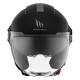 203118 CASQUE JET MT VIALE SV DOUBLE ECRANS UNI NOIR MAT XXS (ECE 22.06) Casques MT HELMETS | Fp-moto.com garage moto albi