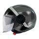 205575 CASQUE JET MT VIALE SV S 68 UNIT D2 DOUBLE ECRANS GRIS MAT M (ECE 22.06) Casques MT HELMETS | Fp-moto.com garage moto 