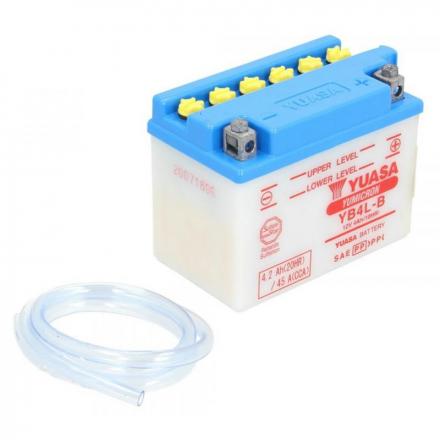 65970 BATTERIE 12V 4Ah YB4L-B ORIGINE PIAGGIO COMMUN A LA GAMME -234390- Batteries PIAGGIO | Fp-moto.com garage moto albi atel