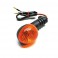 CLIGNOTANT 50 A BOITE ADAPTABLE PEUGEOT 50 XR6, XPS 2003-2007 ORANGE-NOIR AV GAUCHE OU AR DROIT -HOMOLOGUE CE- (756897) -SELE