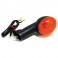 CLIGNOTANT SCOOT ADAPTABLE PEUGEOT 50 LUDIX ORANGE-NOIR AV DROIT OU AR GAUCHE -HOMOLOGUE CE- (747567) -SELECTION P2R-