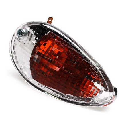  Clignotant Maxiscoot adapt. Piaggio 125 Liberty 2000> Av Droit Transparent (582093) -Homologue Ce- -Vicma -Selection P2R- 