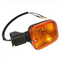 CLIGNOTANT 50 A BOITE ADAPTABLE APRILIA 50 RS 1993-1998-125 LEONARDO 1996-2004 ORANGE-NOIR AR DROIT OU AR GAUCHE (HOMOLOGUE CE) 